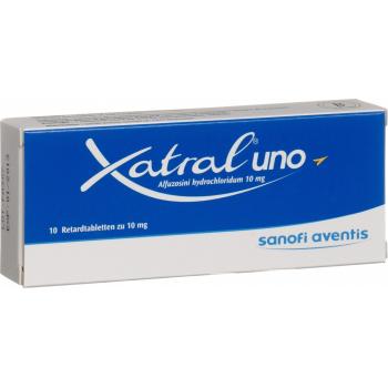 Xatral uno Ret Tabl 10 mg 10 pcs